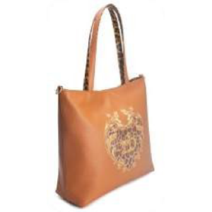 BORSA COGNAC REVERSIBILE