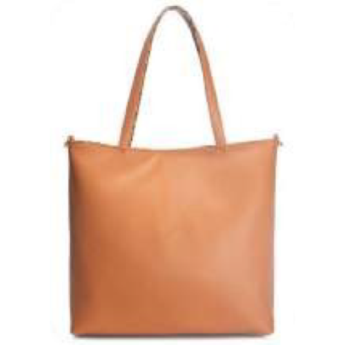 BORSA COGNAC REVERSIBILE