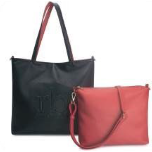 BORSA BLACK/RED REVERSIBILE