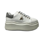 SCARPA WHITE GREY RB GOLD LATERALE