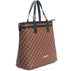 BORSA WHITE/BLACK PRINTING CON TRACOLLA