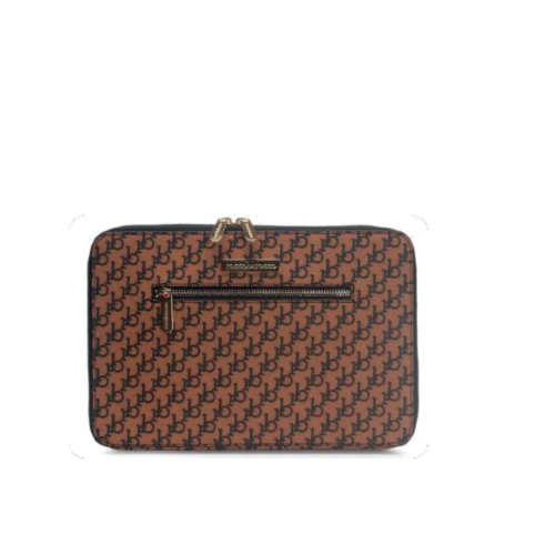 BORSA PC BROWN/BLACK PRINTING