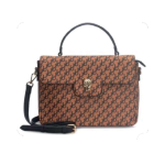 BORSA PC BROWN/BLACK PRINTING CON TRACOLLA E PANTERA