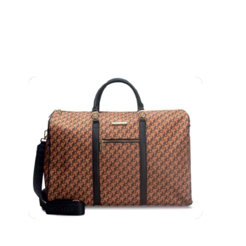 BORSA BALULETTO BROWN/BLACK PRINTING