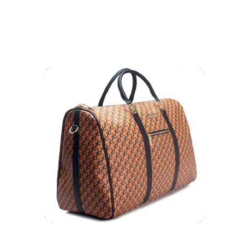 BORSA BALULETTO BROWN/BLACK PRINTING
