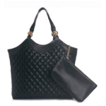 BORSA BLACK TRAPUNTATA