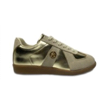 SCARPA GOLD CON LACCI SUOLA LISCIA
