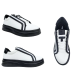 SCARPA WHITE SUOLA BLACK