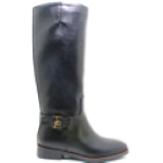 STIVALE ALTO CON FIBBIA LATERALE ORO