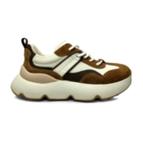 SCARPA CAMEL SUOLA BEIGE