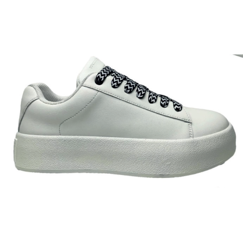 SCARPA TOTAL WHITE LACCI WHITE/BLACK