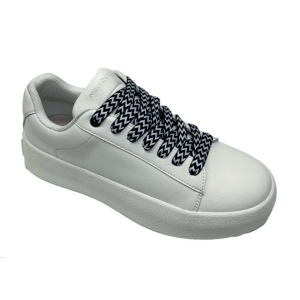 SCARPA TOTAL WHITE LACCI WHITE/BLACK