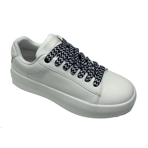 SCARPA TOTAL WHITE LACCI WHITE/BLACK