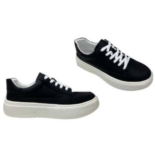 SCARPA BLACK LACCI WHITE