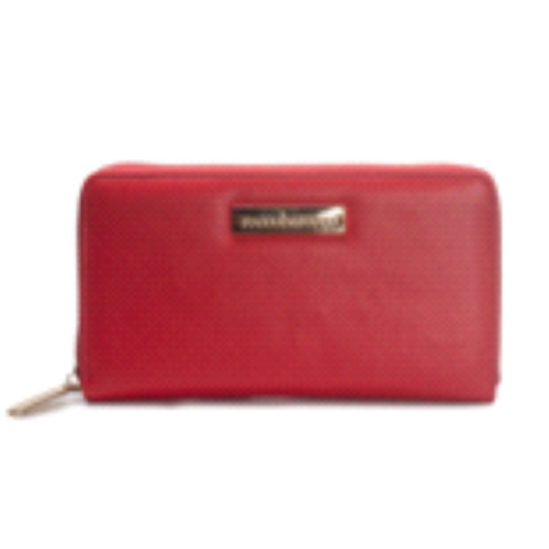 PORTAFOGLIO WHITE/BLACK TARGA RETTANGOLARE ORO