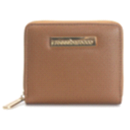 PORTAFOGLIO BLACK TARGA RETTANGOLARE ORO