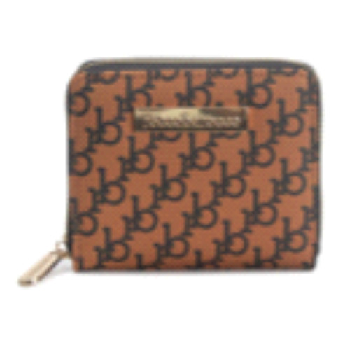 PORTAFOGLIO BROWN/BLACK PRINTING