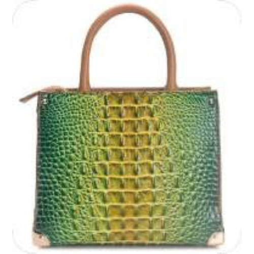 BORSA GREEN CRO DOPPIO MANICO E TRACOLLA