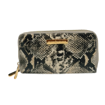 PORTAFOGLIO BROWN SNAKE LEATHER