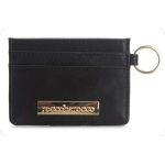 PORTAFOGLIO BLACK CON ANELLO ORO