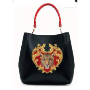 BORSA BLUE  CON HEAD IN CUORE