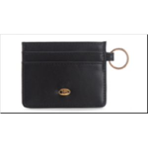 PORTAFOGLIO CON ANELLO LATERALE TARGA OVALE