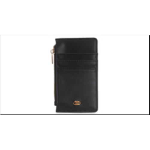 PORTAFOGLIO BLACK TARGA TONDA