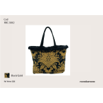 BORSA BLACK/GOLD DOPPIO MANICO
