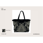 BORSA BLACK/SILVER DOPPIO MANICO