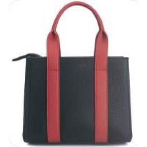 BORSA BLACK/RED DOPPIO MANICO RED 