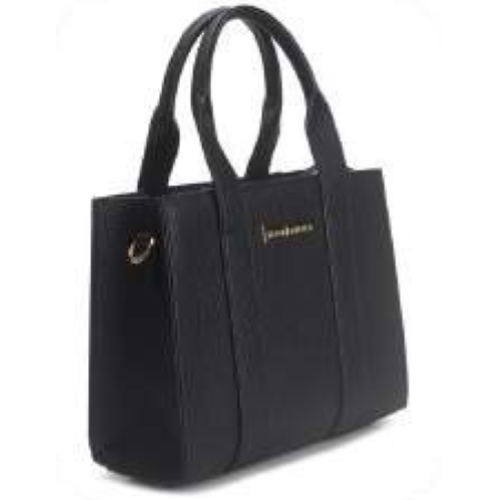 BORSA TOTAL BLACK DOPPIO MANICO