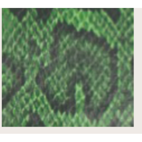 BORSA GREEN SNAKE CON CIONDOLI ORO E TRACOLLA