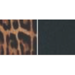 BORSA LEOPARD BLACK MANICO TONDO E TRACOLLA