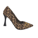 DECOLLETTE LEOPARD CON ACCESSORIO RB GOLD 