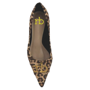 DECOLLETTE LEOPARD CON ACCESSORIO RB GOLD 