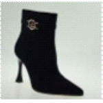 STIVALLETTO BLACK CON RB IN CERCHIO GOLD