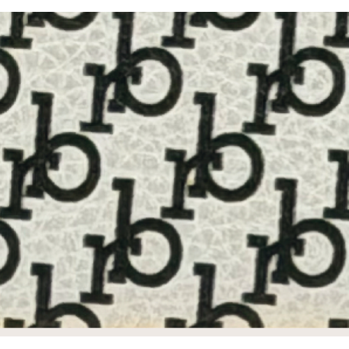 PORTAFOGLIO WHITE/BLACK TARGA RETTANGOLARE ORO