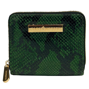 PORTAFOGLIO LEOPARD TARGA RETTANGOLARE ORO