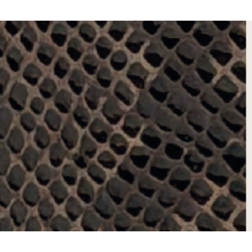 PORTAFOGLIO DARK BROWN SNAKE TARGA RETTANGOLARE ORO