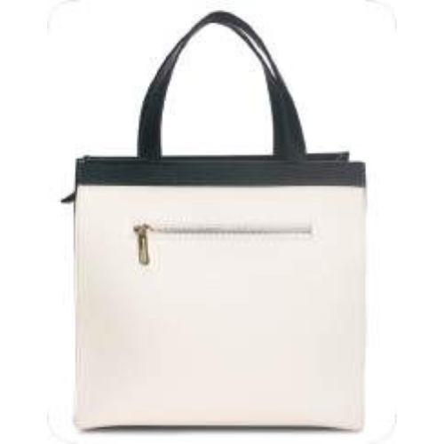 BORSA WHITE CON CUORE RED CON TRACOLLA