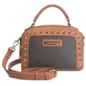 BORSA COFFEE WITH RED PRINTING DOPPIA CHIUSURA