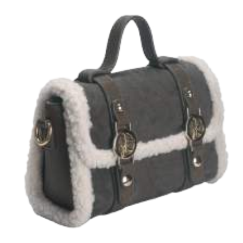 BORSA GREEN  DOPPIA FIBBIA DI CHIUSURA AVANTI