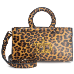 BORSA LEOPARD MANICO TONDO E RB AVANTI