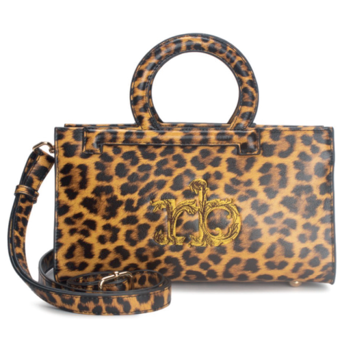 BORSA LEOPARD MANICO TONDO E RB AVANTI