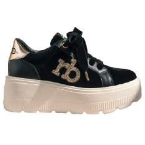 SCARPA BLACK CON RB STRASS