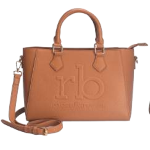 BORSA COGNAC DOPPIO MANICO E TRACOLLA RB AVANTI