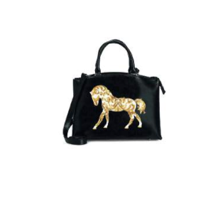 BORSA WHITE CON CAVALLO