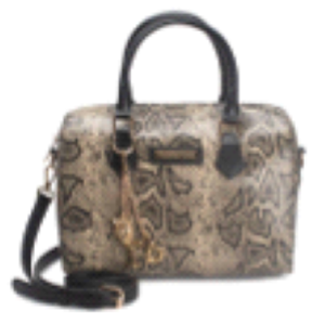 BORSA BAULETTO OFF WHITE SNAKE