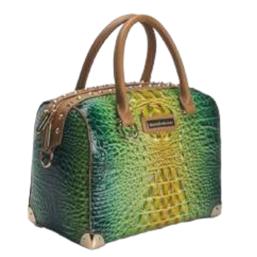 BORSA BAULETTO GREEN CRO