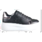 SCARPA BLACK CON ACCESSORIO RB SU LACCI E MONKEY SUL LATO